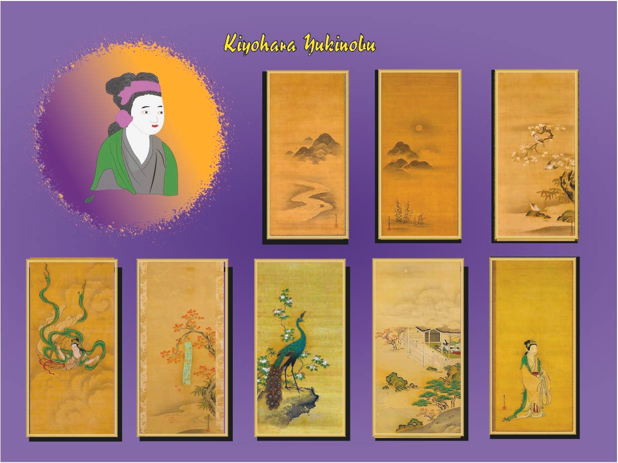 Retrato ilustrado de Kiyohara Yukinobu