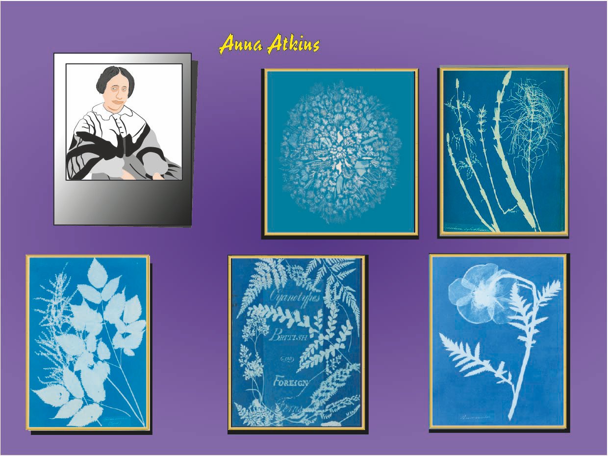 Retrato ilustrado de Anna Atkins